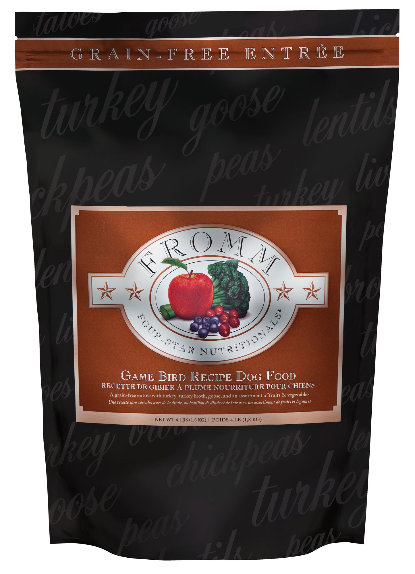 Fromm Four-Star Nutritionals® Game Bird Recipe Dog Food 4 lb