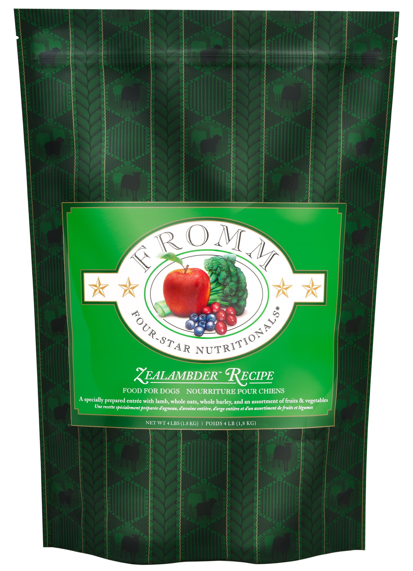 Fromm Four-Star Nutritionals® Zealambder® Recipe Food for Dogs 4 lb