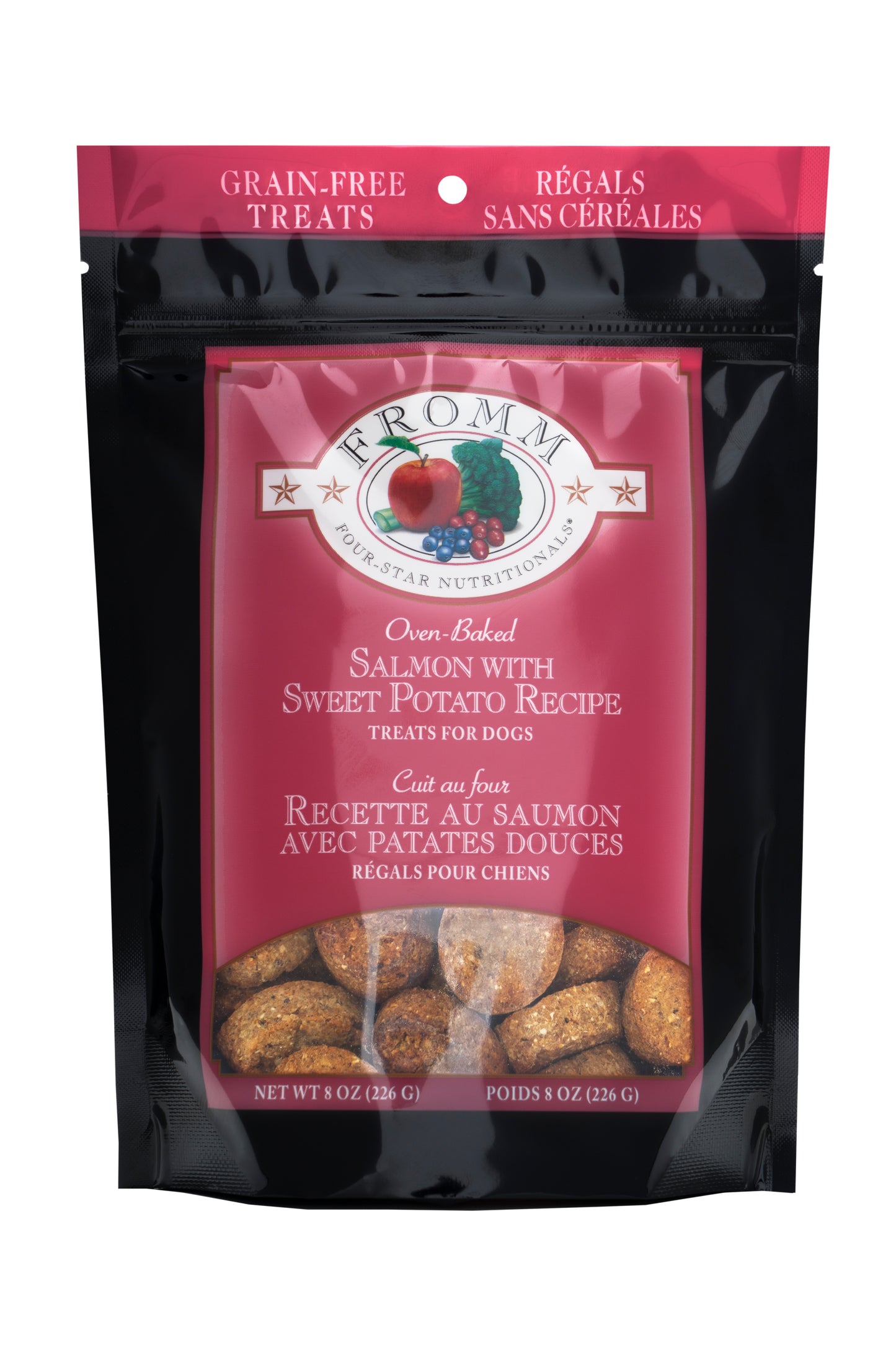 Fromm Four-Star Nutritionals® Salmon with Sweet Potato Recipe Treats for Dogs 8 oz