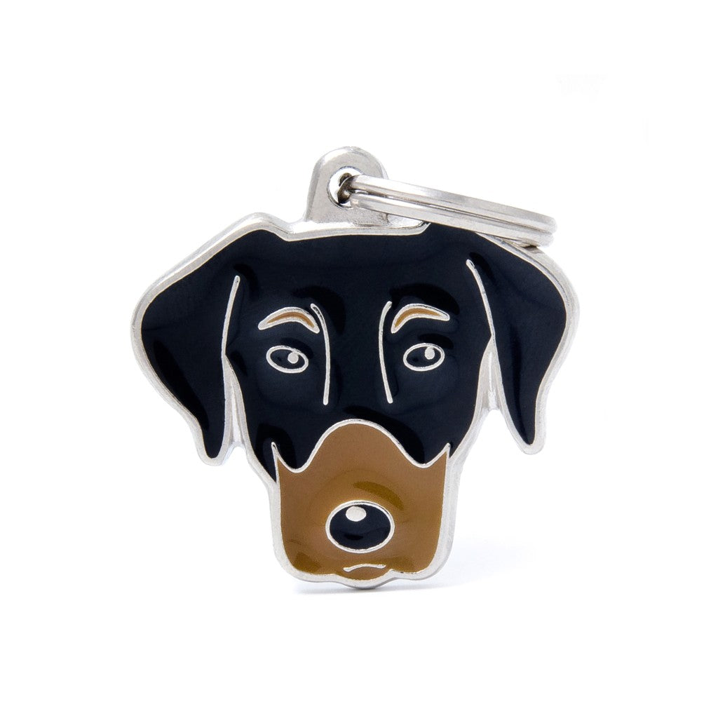 My Family ID Doberman Tag