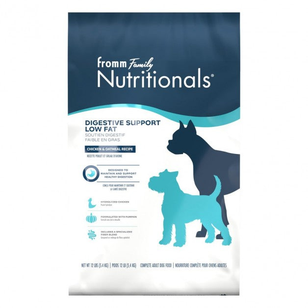 Fromm Nutritionals Dry Dog Food Digestive Chicken and Oatmeal 12lb