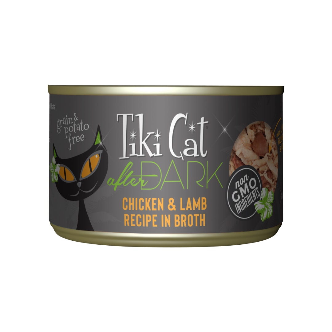 Tiki Cat After Dark Wet Cat Food, Chicken & Lamb, 5.5oz Can