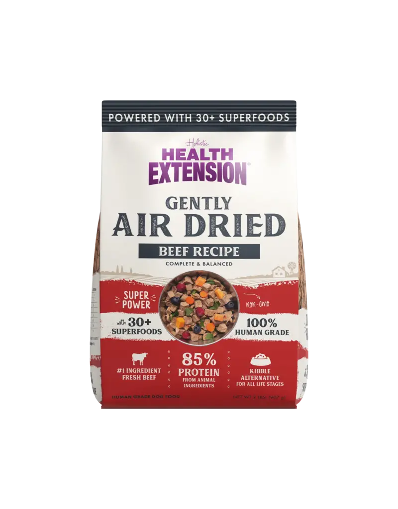 Health Extension Gently Air-Dried Dog Food Beef 2 Lb
