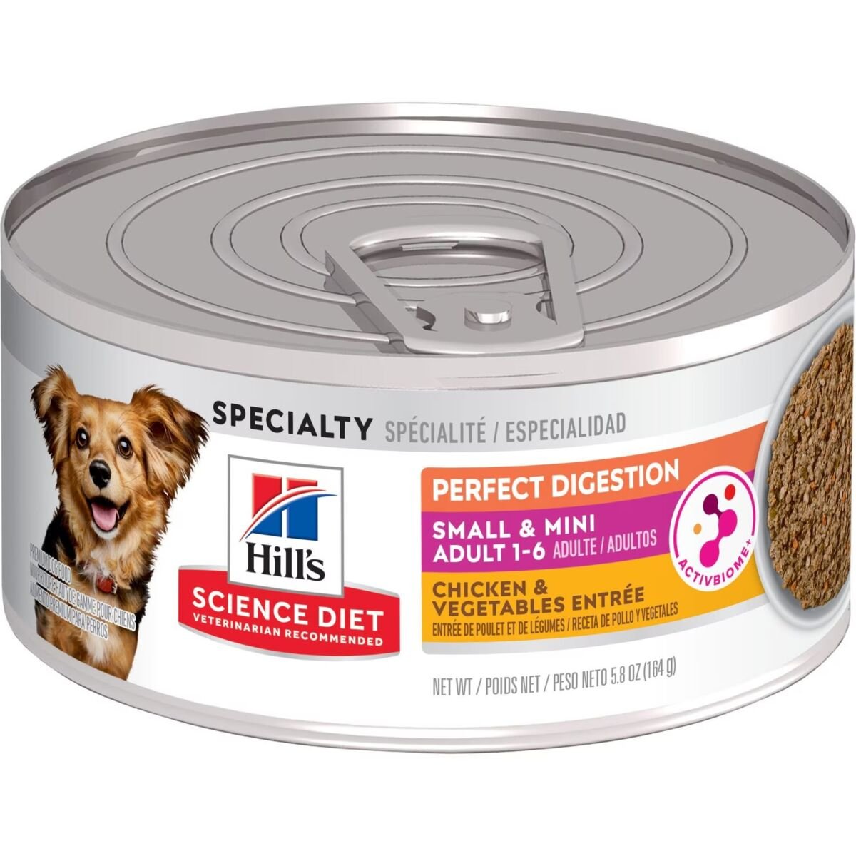 Hill's Science Diet Adult Perfect Digestion Chicken & Vegetables Entree Wet Dog Food - 5.8 oz