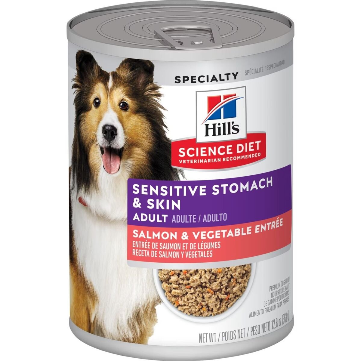 Hill's Science Diet Adult Sensitive Stomach & Skin Tender Chicken & Vegetable Stew Wet Dog Food - 12.5 oz