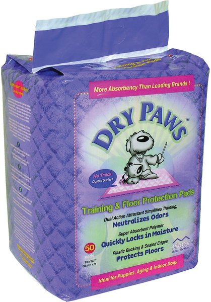 Midwest Dry Paws Training and Floor Protection Pads 23x24in 50pk