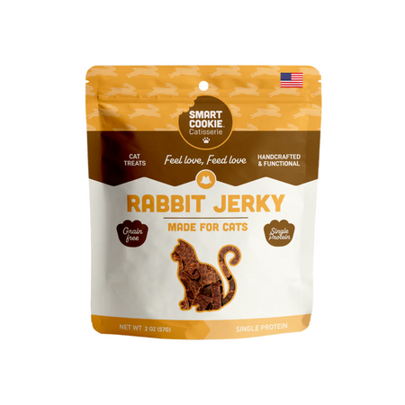 Smart Cookie Cat Treat Jerky Rabbit 2 oz