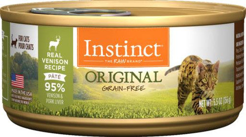 Nature's Variety Instinct Venison Formula Feline 5.5oz can
