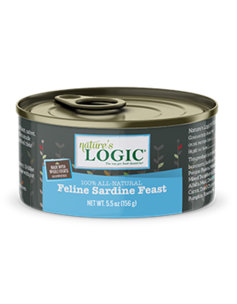 Nature's Logic Canned Cat Food Sardine 5.5 oz