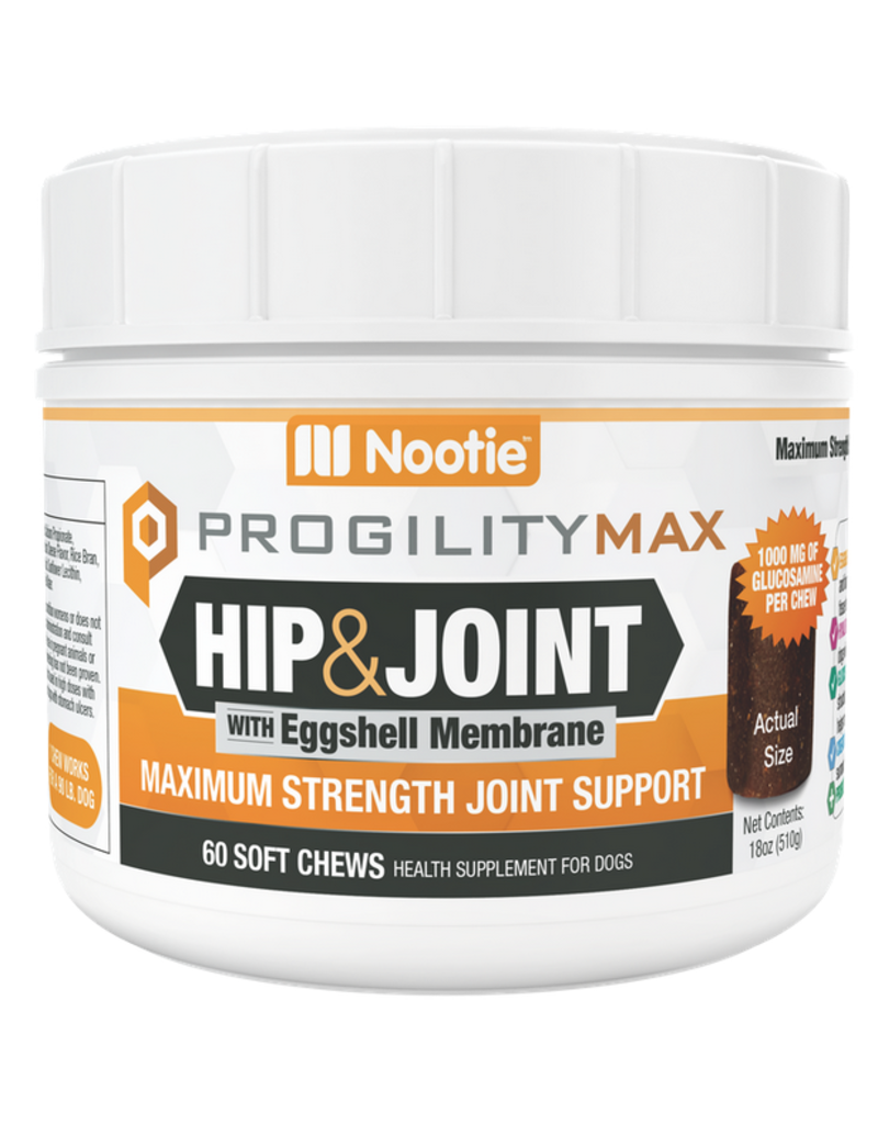 Nootie Progility Dog Soft Chews Hip & Joint with Eggshell Membrane 60ct