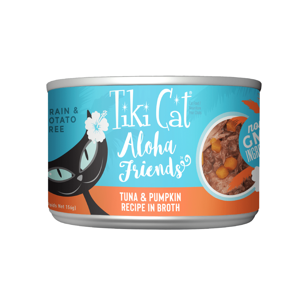 Tiki Cat Aloha Friends Wet Cat Food Tuna & Pumpkin 5.5oz Can