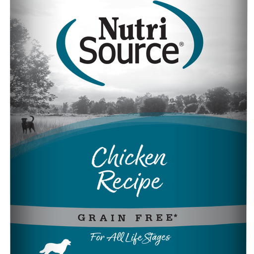 NutriSource Chicken & Rice Wet Dog Food 12.3oz can
