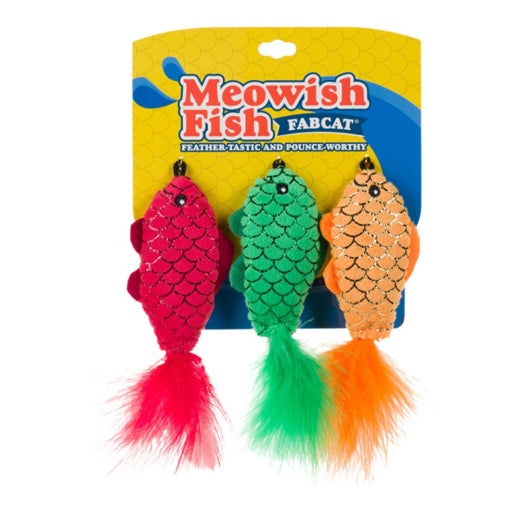 Fabcat Cat Toy Foodie Meowish Fish