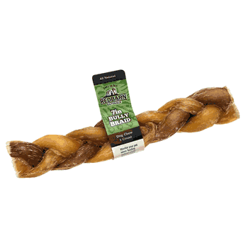 Redbarn Braided Bully Stick, 7in