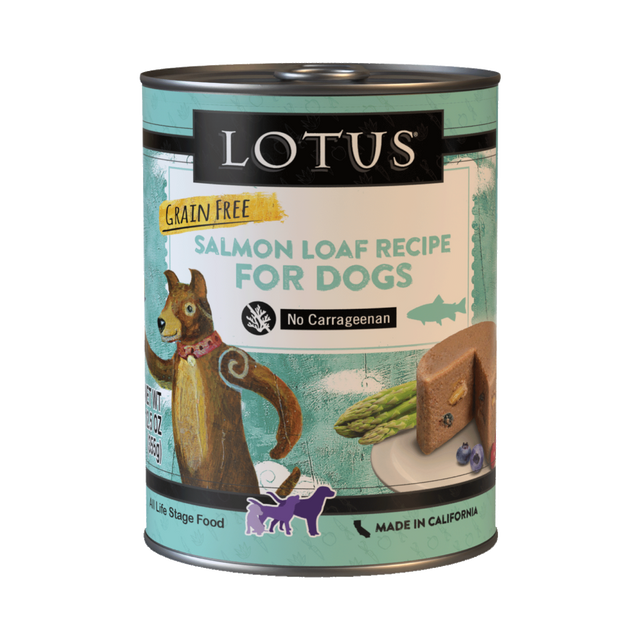 Lotus Loaf Salmon Recipe Wet Dog Food 12.5oz