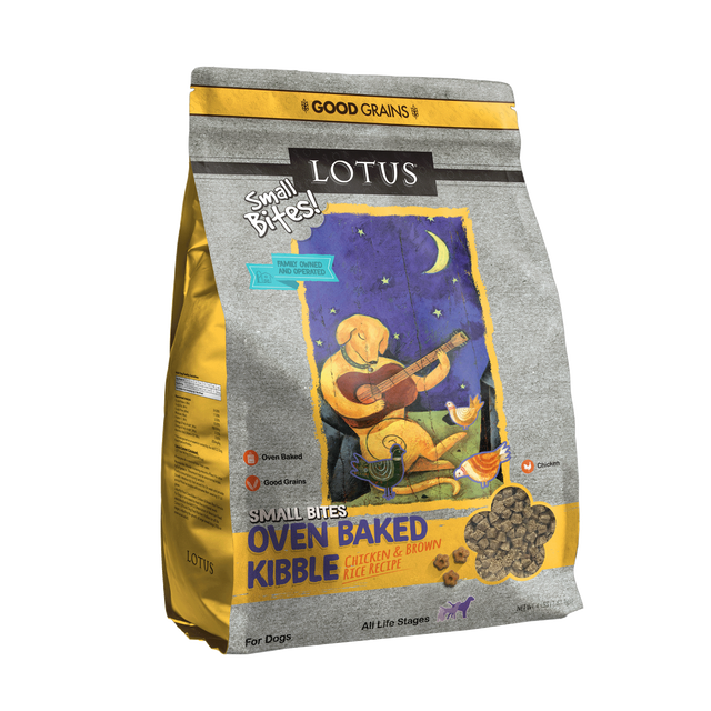 Lotus Small Bites Chicken Adult Recipe Dry Dog Food 5lb