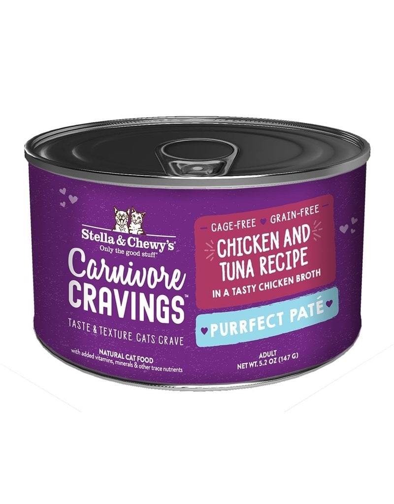 Stella & Chewy's 5.2 oz Carnivore Cravings Purrfect Pate Chicken Tuna Pate