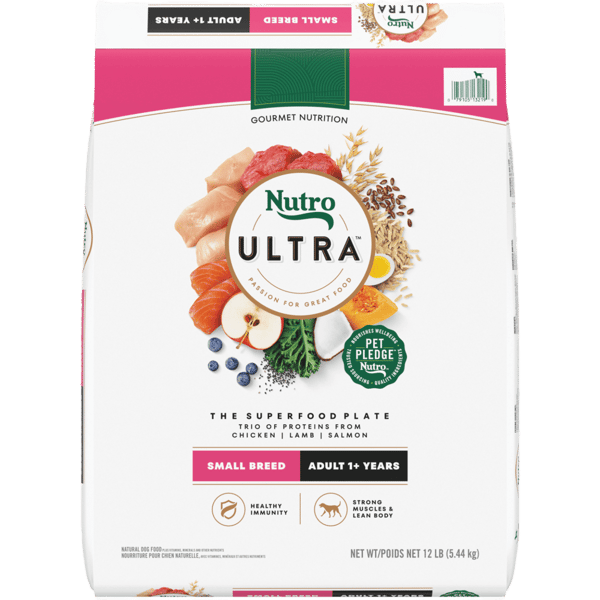 Nutro Ultra Dry Dog Food Small Breed Adult Formula 12lb bag