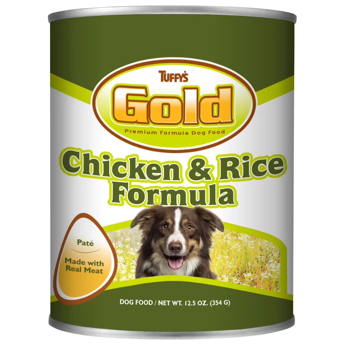 Tuffy's Gold Wet Dog Food 12.5oz Chicken Rice Pate