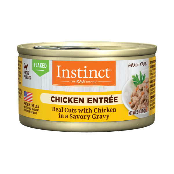 Instinct Flaked Chicken Entrée Canned Cat Food 3oz Can