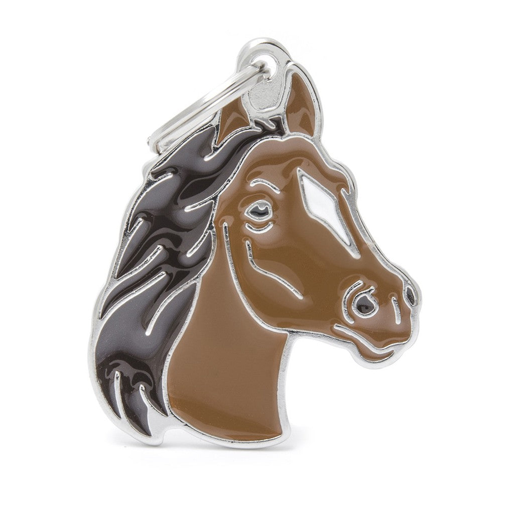My Family ID Wild Brown Horse ID Tag