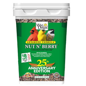 Wild Delight Nut ‘N Berry Wild Bird Food 20lb Pail