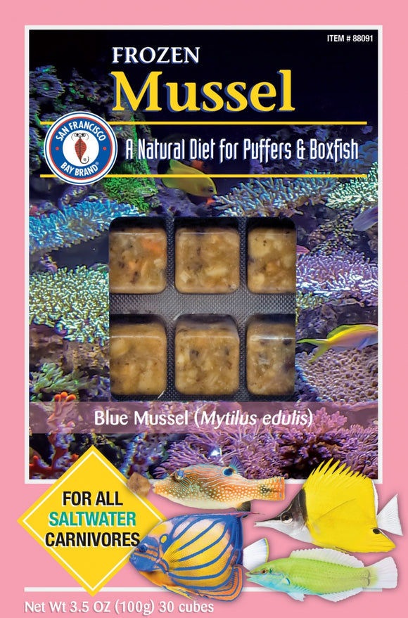 San Francisco Bay Frozen Mussels Cubes 100g