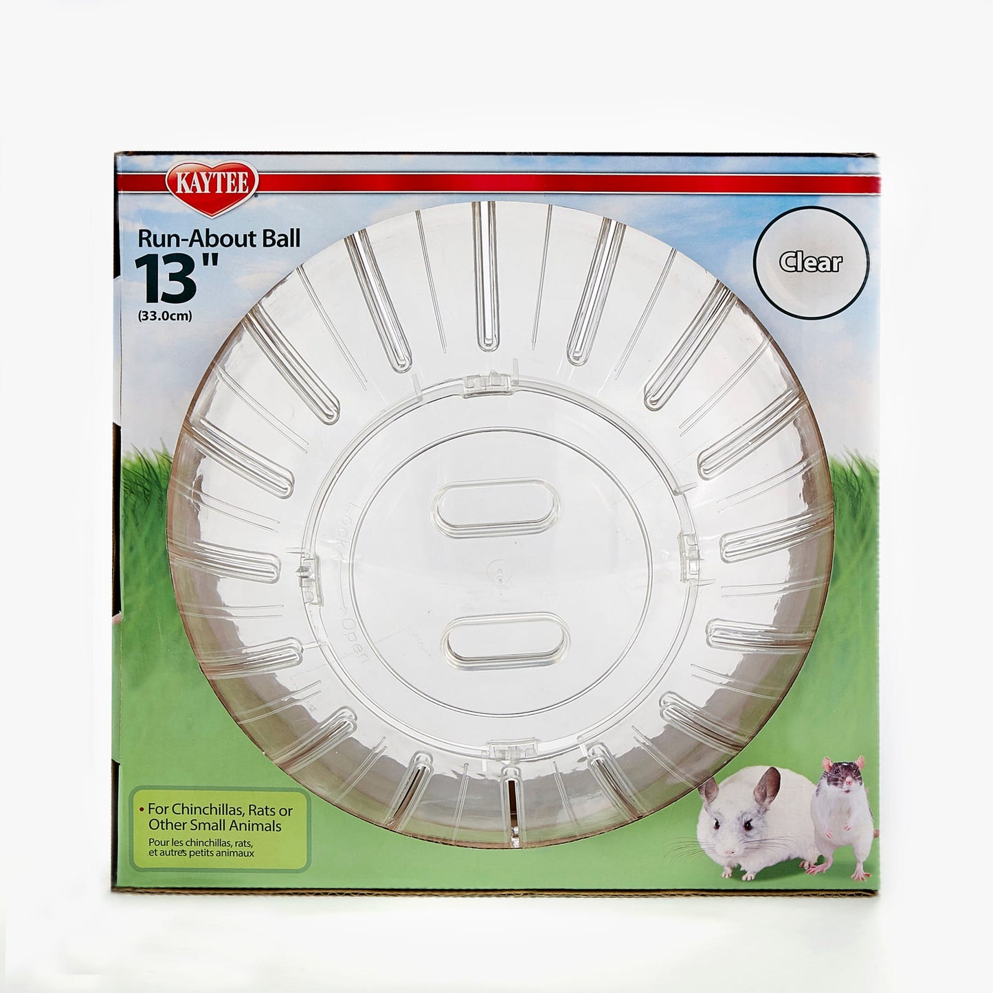 Kaytee Mega Run-About Ball- Clear 13 In.