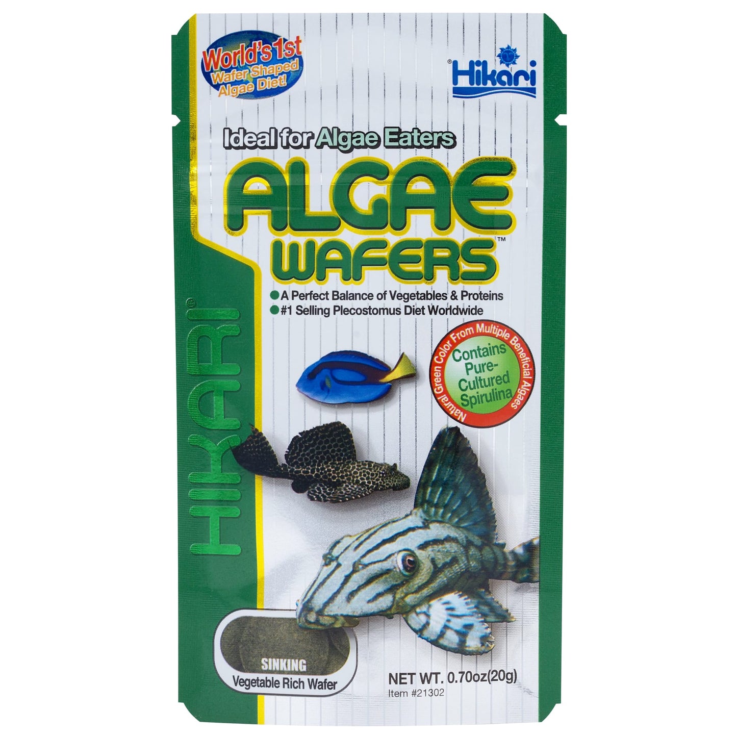 Hikari® Tropical Algae Wafers™ Fish Food 0.7 Oz