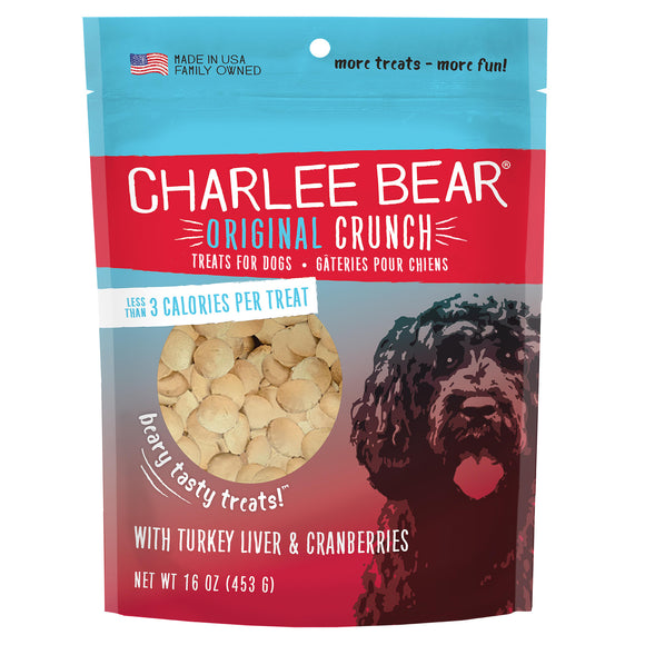 Charlee Bear Turkey & Liver Dog Treats 16oz