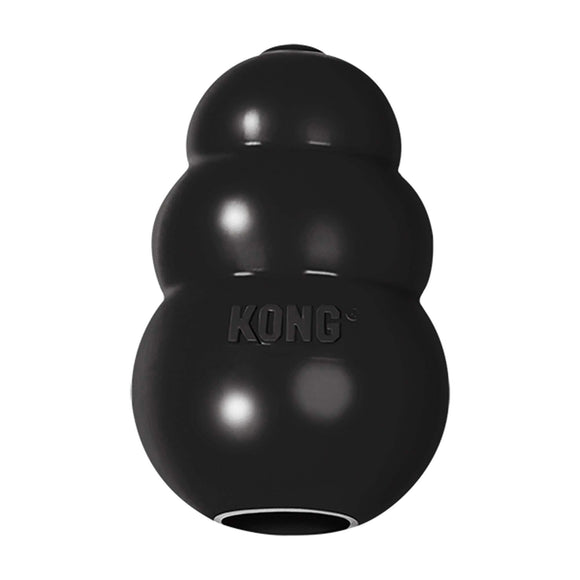 KONG Extreme Natural Rubber Dog Toy  Black  Small