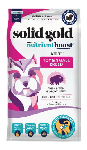 Solid Gold Nutrientboost Wee Bit Small Breed Dry Dog Food 11 lb