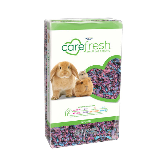 CareFRESH Natural Soft Paper Fiber  Small Pet Bedding  Confetti  23L