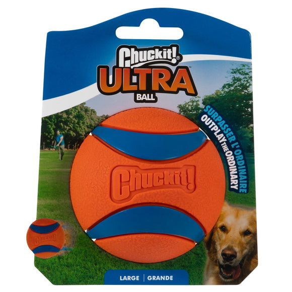 Chuckit! Ultra Ball Natural Rubber Dog Toy  Large