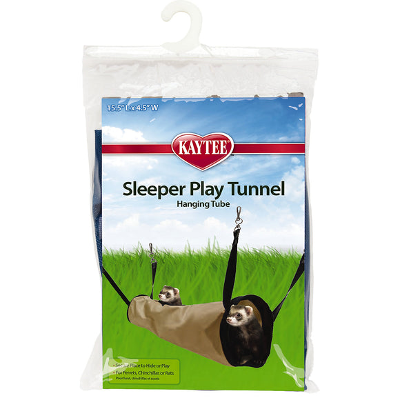 Kaytee Simple Sleeper Play Tunnel Pink  Purple  Blue  Green 15 Inches x 4.5 Inches