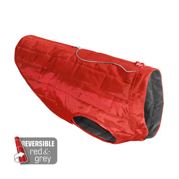Kurgo Loft Dog Coat, Large, Chili Red
