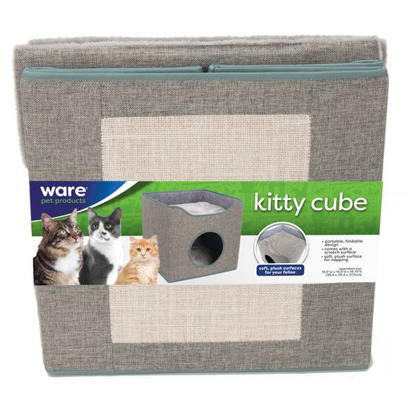 Ware Manufacturing Kitty Cube - Grey
