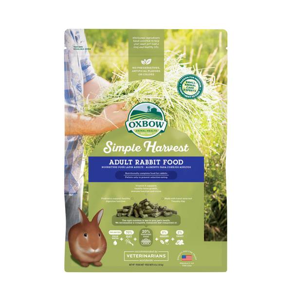 Oxbow 4 lb Simple Harvest Adult Rabbit Food