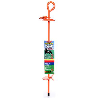 Four Paws Giant Tie-Out Stake Orange 5.90 x 4 x 29