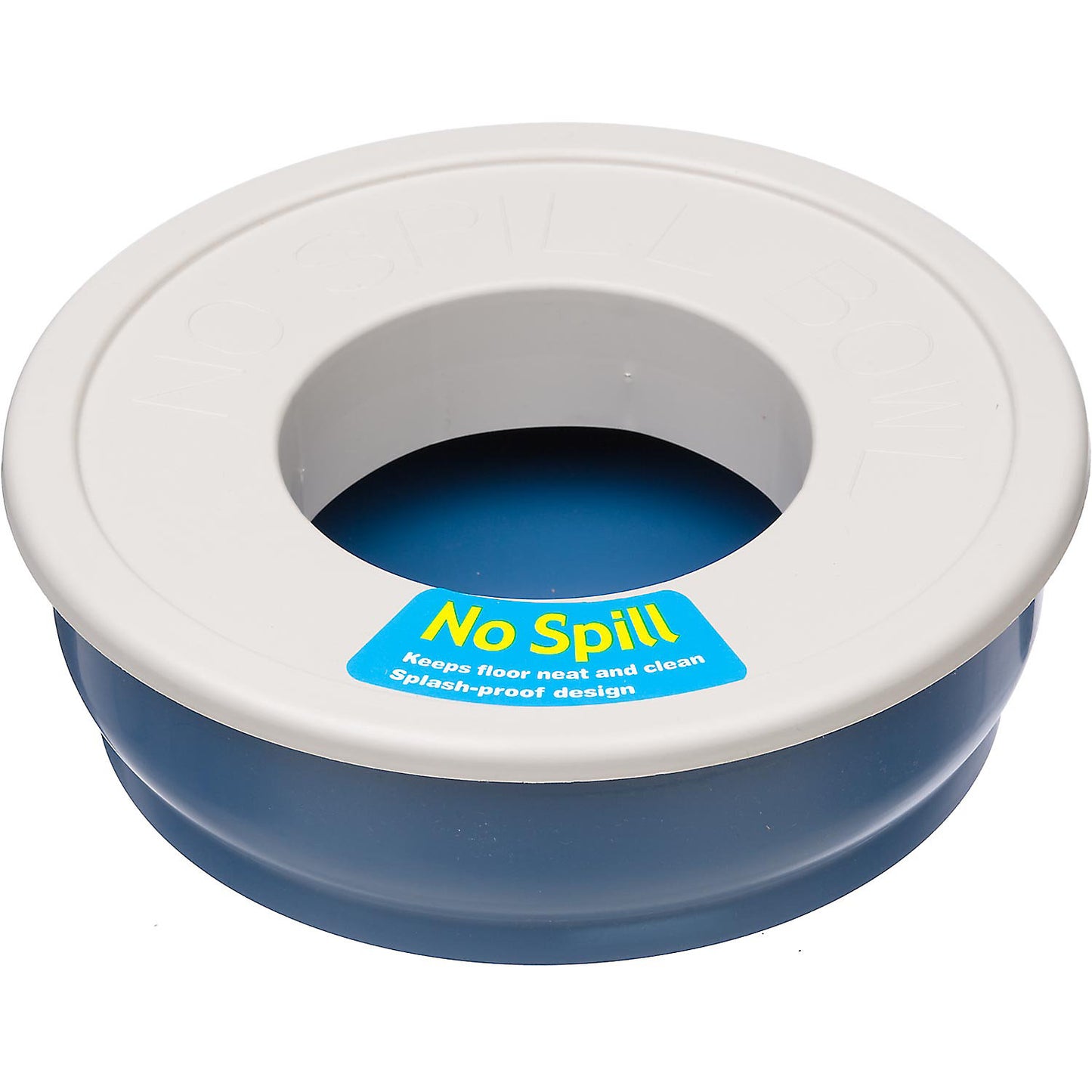 Petmate No Spill Pet Bowl Blue 48 oz.