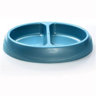 Petmate 23174 Small Double Dish Ultra-Light Microban Pet Dish