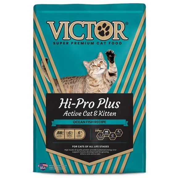 Victor 5 lb Hi-Pro Plus Active Cat and Kitten Food