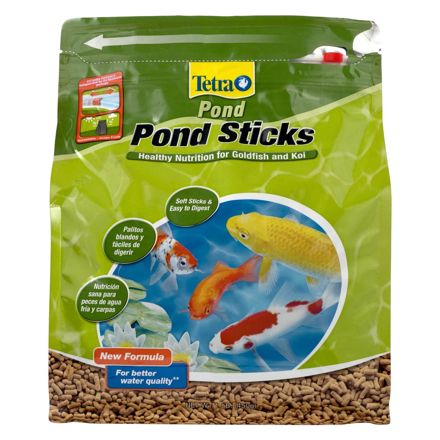 Tetra TetraPond Sticks 1 Pound Pond Fish Food for Goldfish and Koi