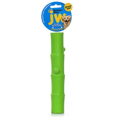 JW Pet Rubber Bamboo Stick Durable Dog Toys, Large