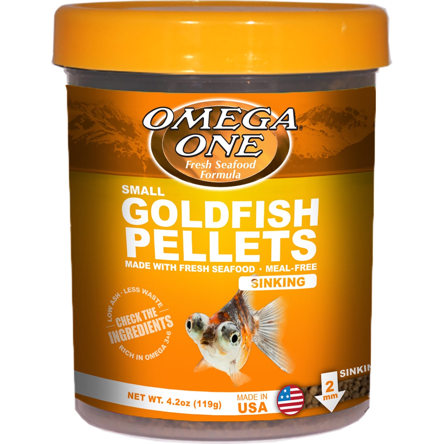 OMEGA ONE Goldfish Pellets - Sinking