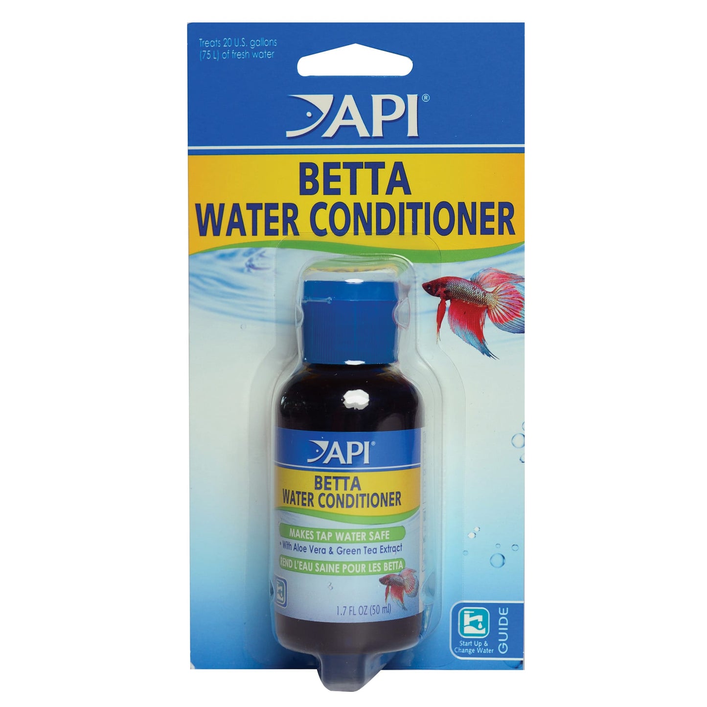 API Betta Water Conditioner Betta Fish Freshwater Aquarium Water Conditioner 1.7 oz