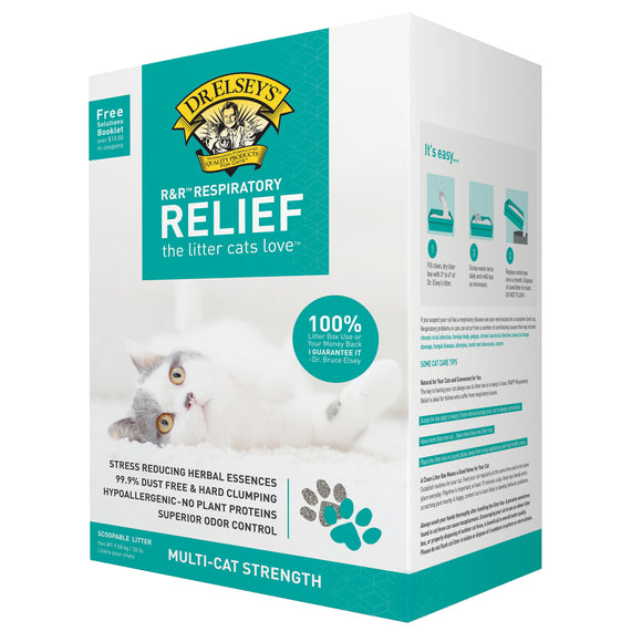 Dr. Elsey s Precious Cat Respiratory Relief Clumping Clay Cat Litter 20lb