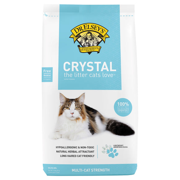 Dr. Elsey's Precious Cat Silica Crystal Long Hair Cat Litter 8lb