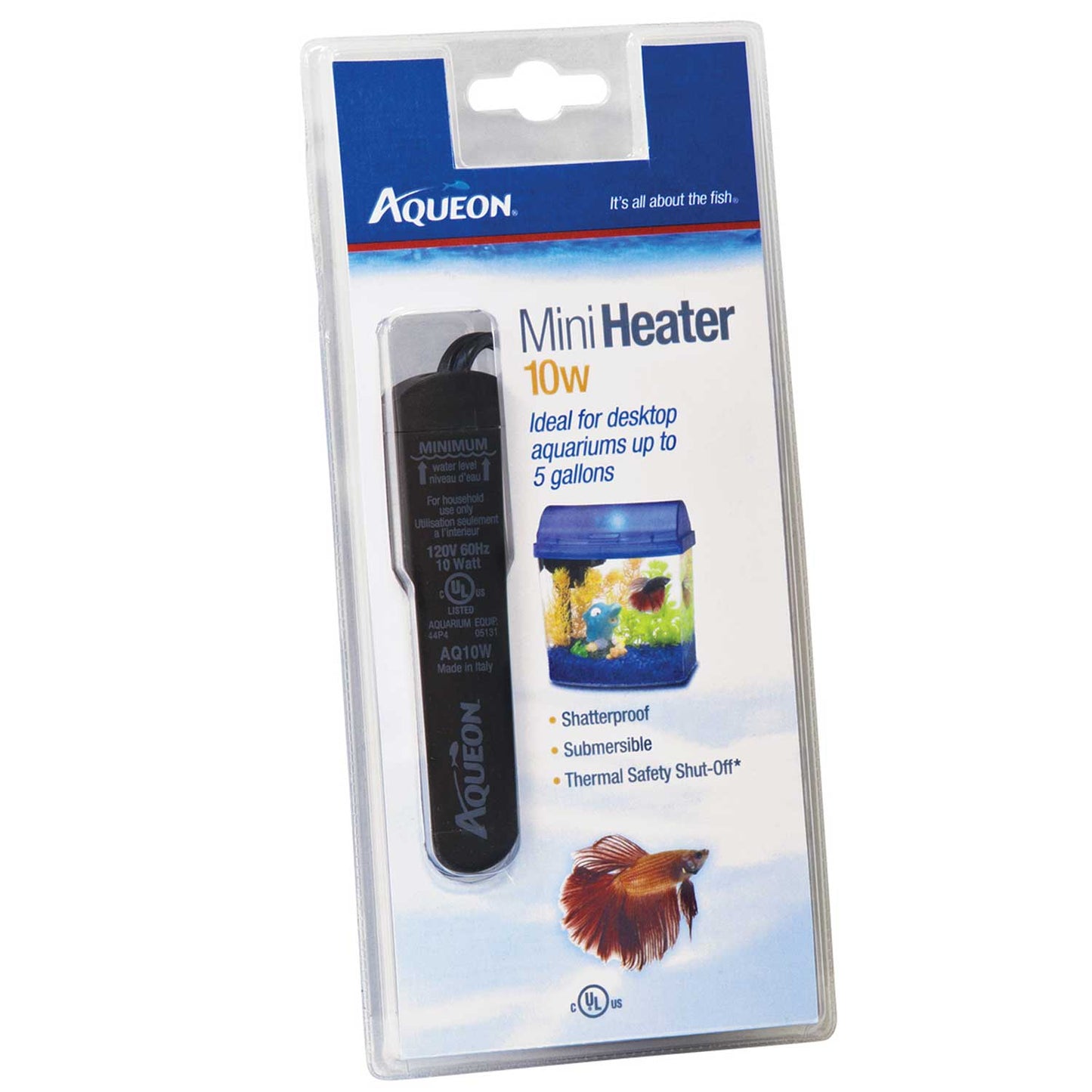 Aqueon Mini Aquarium Heater 10-Watt