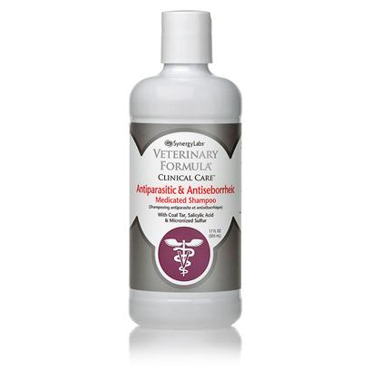 Synergy Labs Veterinary Formula Clinical Care Antiparasitic & Antiseborrheic Shampoo for Dogs 16oz